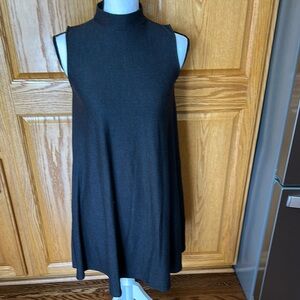 NWT Artisan NY Sleeveless Black Mock Neck Dress, Size XS